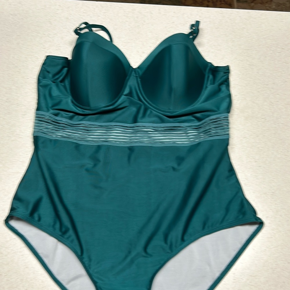 Teal green swimsuit 2xl